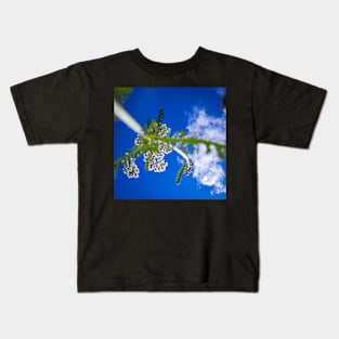 View of the sky from a plant's point of view Kids T-Shirt